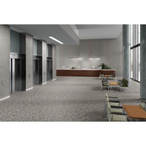 KINETIC 11 X 12 Mosaic gray commercial setting