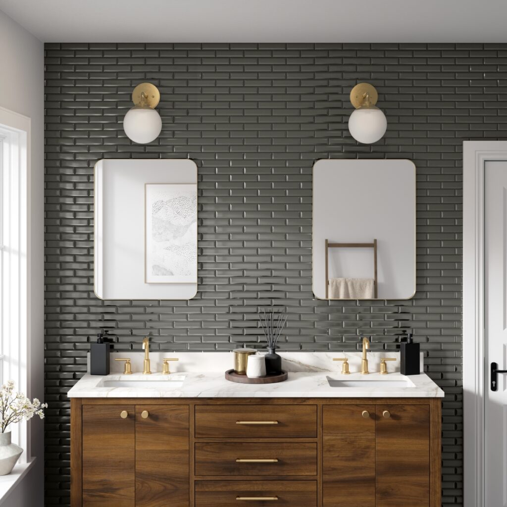 KINETIC 11 X 12 Mosaic mink wall sample 2