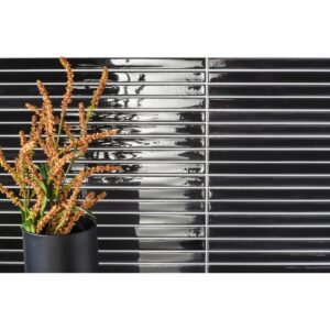 PARALLINE 1 X 18:5 X 18 Black wall sample