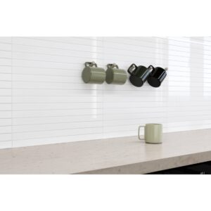 PARALLINE 1 X 18:5 X 18 white wall sample