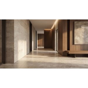 SAVINO 32 X 32 Matte Argent floor and wall sample