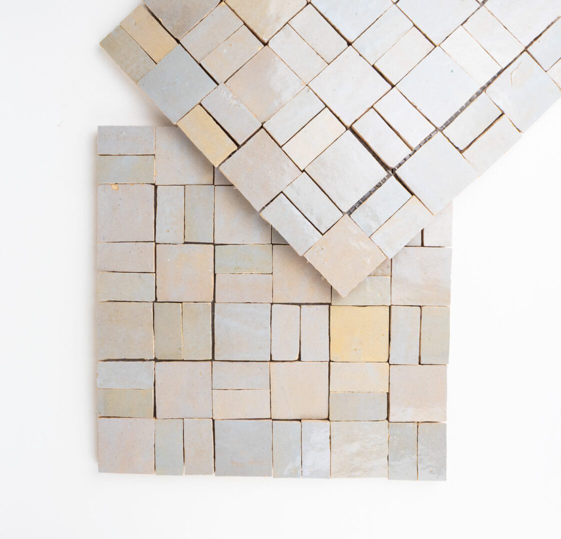 Zellige Bespoke Crosshatch Mosaic