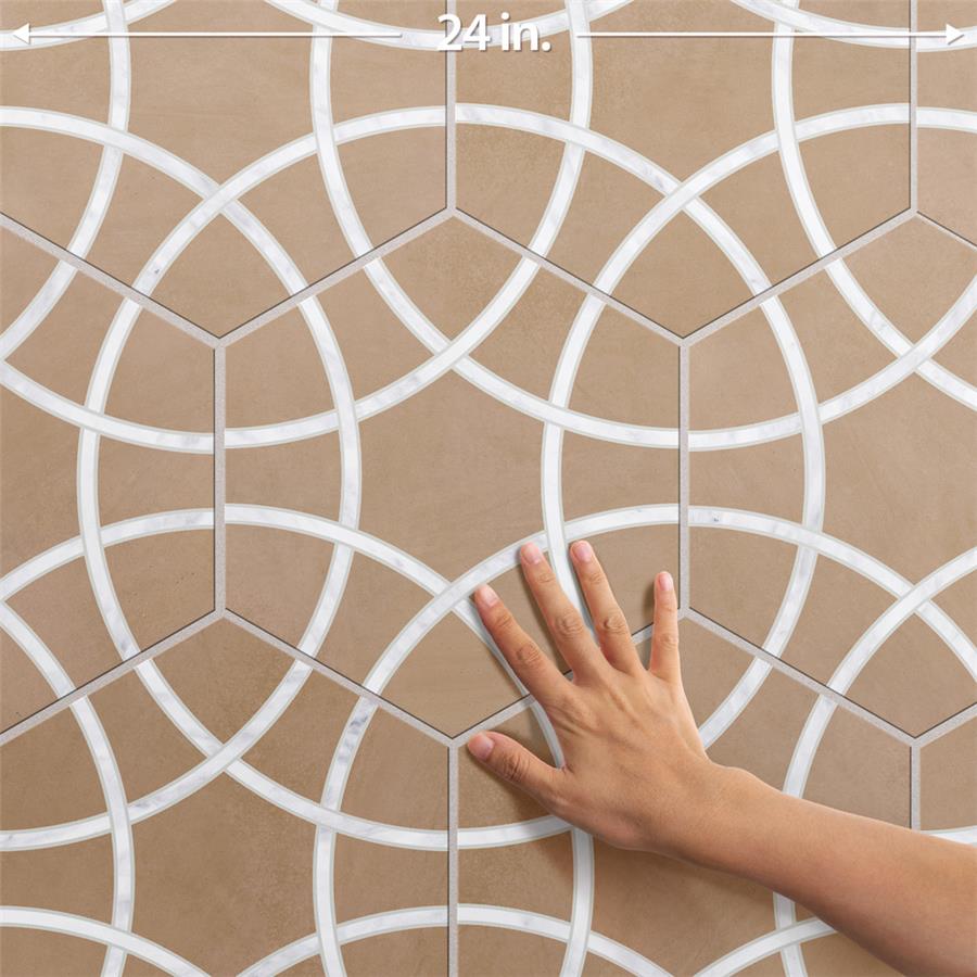 Bari Hex Terra Deco 11-1:4 x13 Layout02