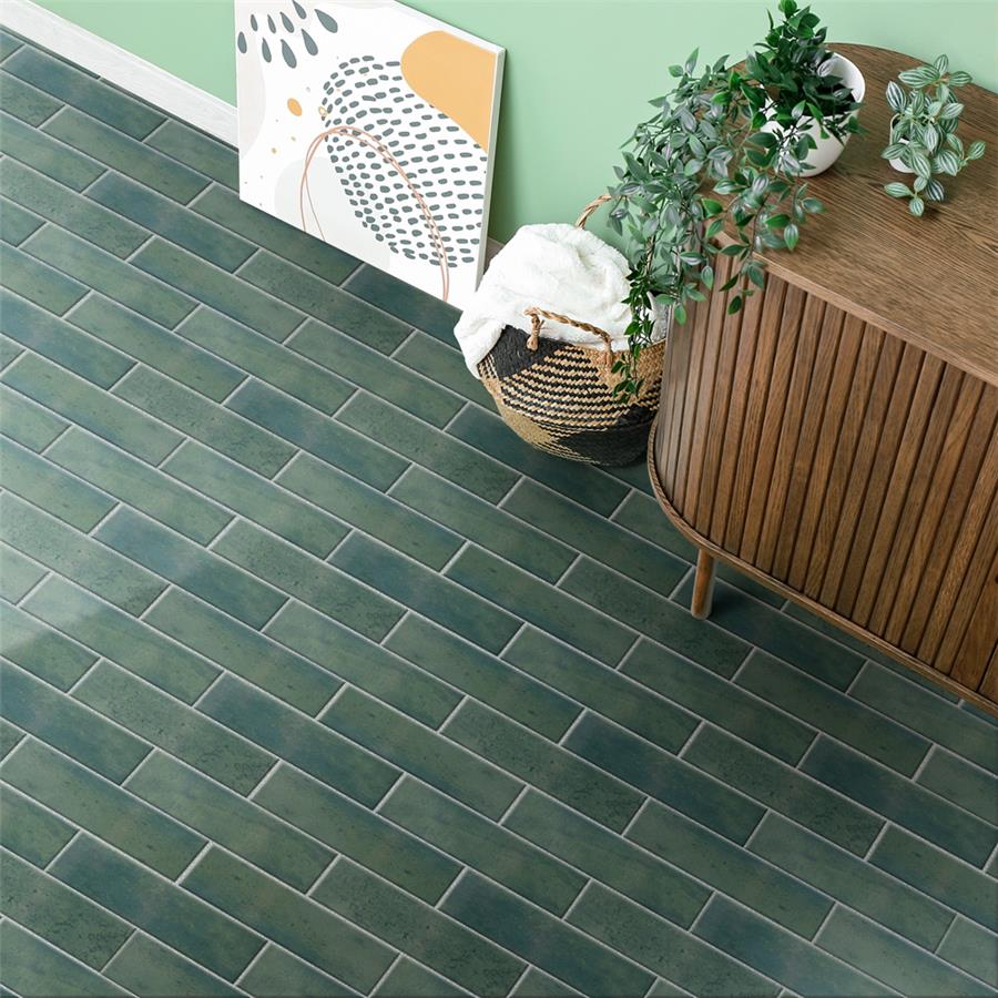Capri Brick Oliva 3x10 Roomscene01
