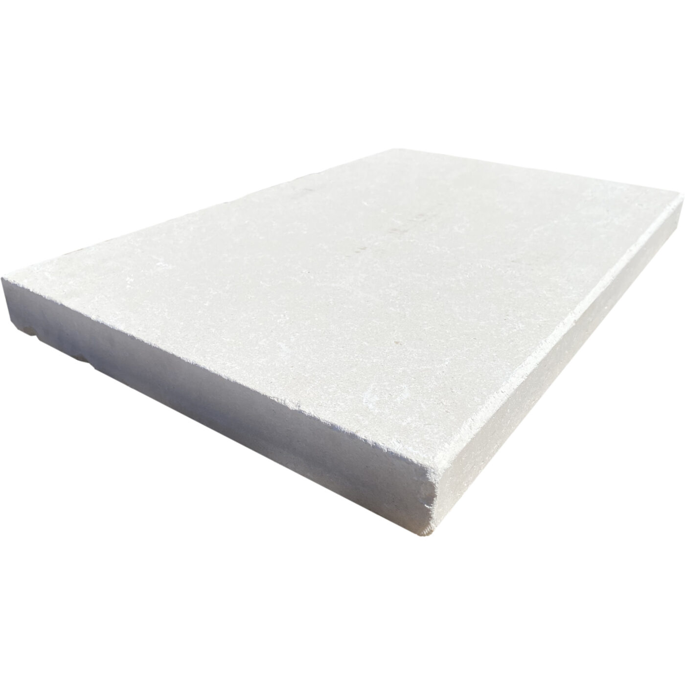 Central Park Limestone Tumbled Modern Edge Coping