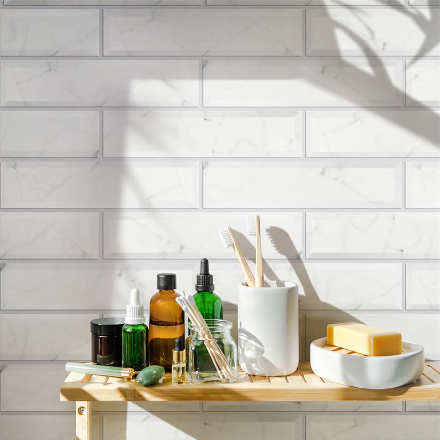 Classico Carrara Matte Metro 3x12 Roomscene01