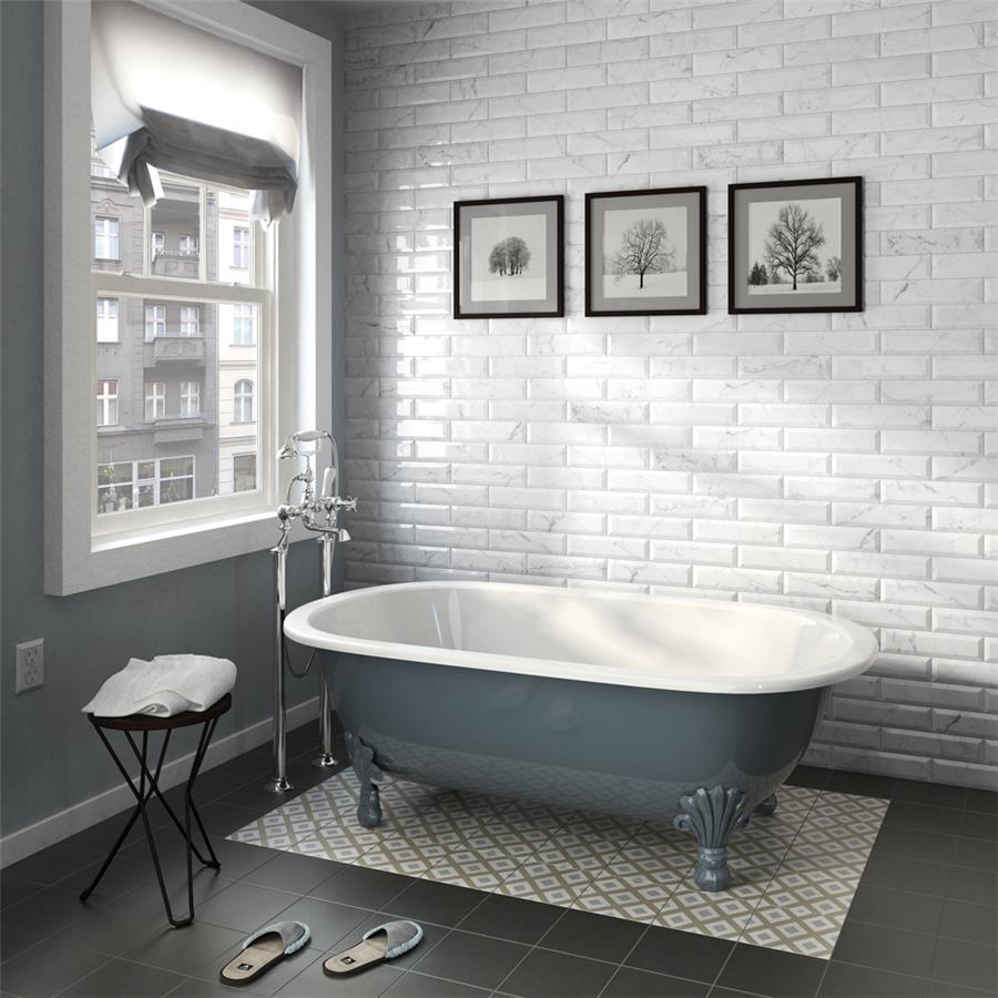 Classico Carrara Matte Metro 3x12 Roomscene02