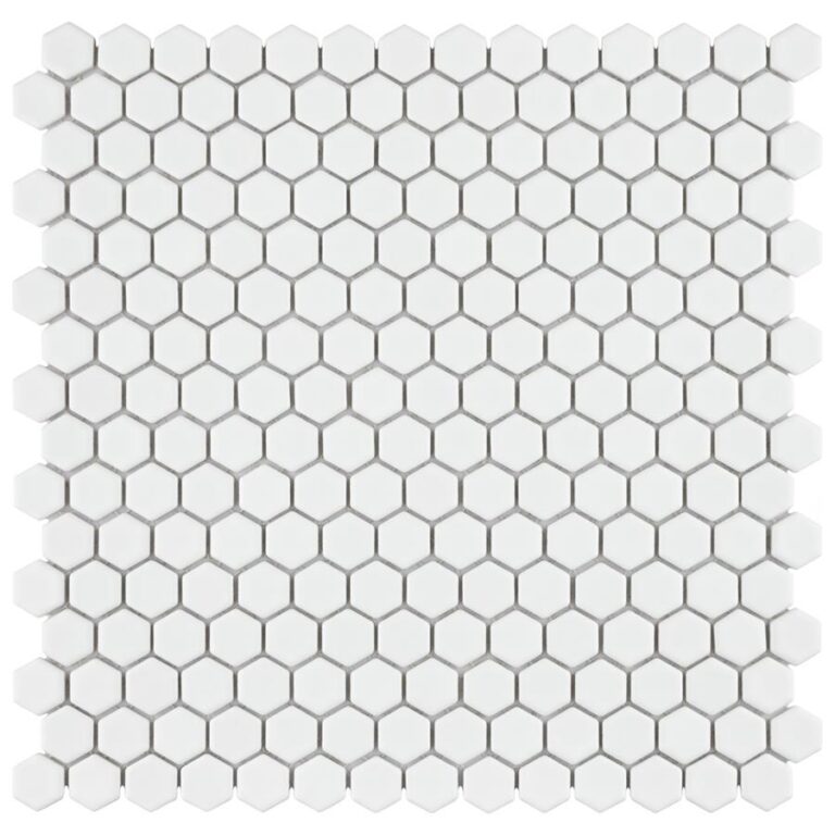 Colmena Hex Matte White 11-1:2x11-5:8