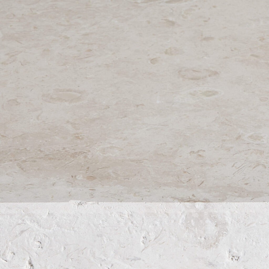 Fossil Stone 16x24x5 cm Modern Edge Coping Tumbled close up