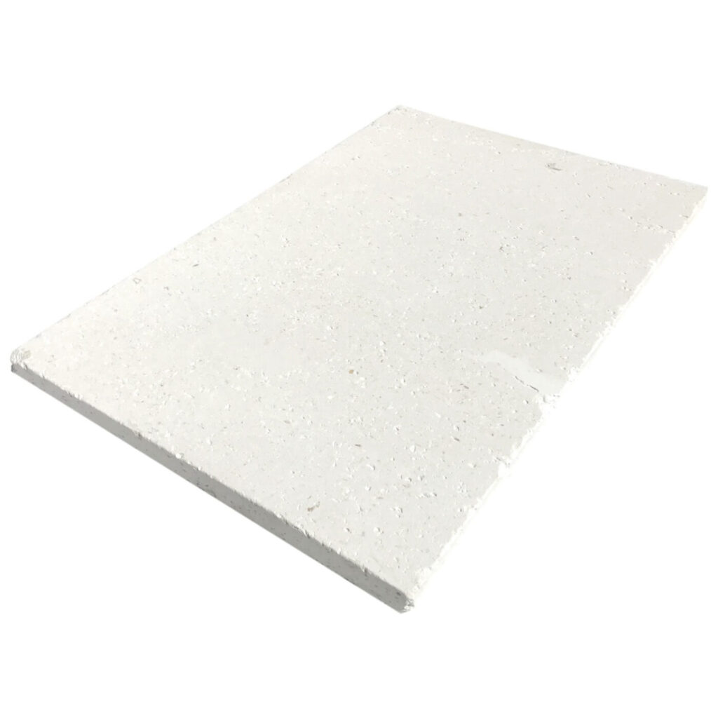 Fossil Stone Paver Tumbled 16x24x3 cm angle