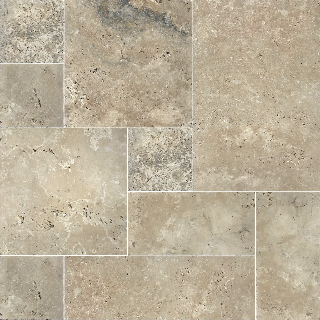 Odeon Paver French Pattern Tumbled 3 cm