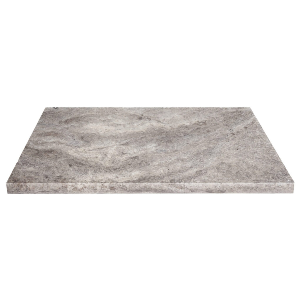 Silver Paver Tumbled 12x24x3 cm edge detail