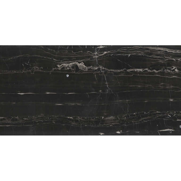 MARBLE 12″ X 24″ Black Silk