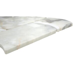 CALACATA 9X12 HN GIALLO CUPULA WHT MOSAIC Angle01