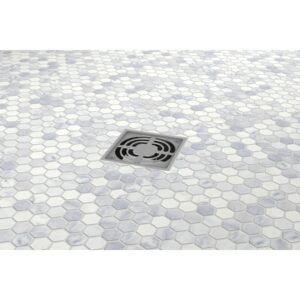 MARBLE - 0.9X0.9:12X12 WINTER FROST, WINTER FROST, GLOSSY:HONED:TEXTURE shower pan