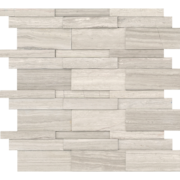 METRO 12″ X 12″ 3D Linear Mosaic