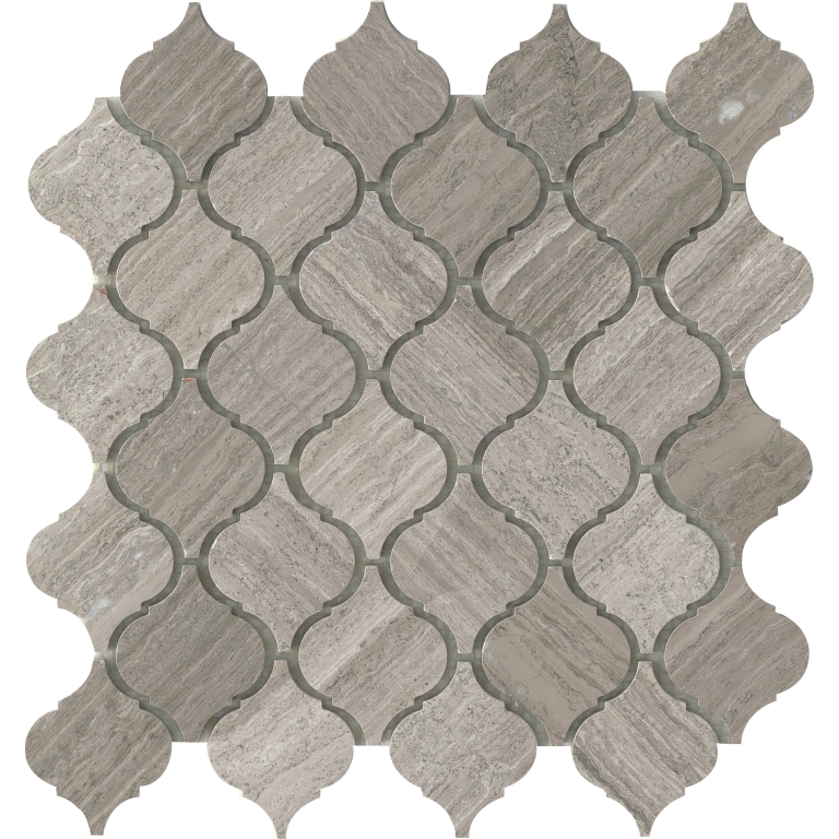 METRO 2.4X2.91:12X12 GRAY HN LANTERN MOSAIC