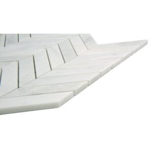 WINTER FROST 0.98X4.09:12X12 PL CHEVRON MOSAIC Angle01