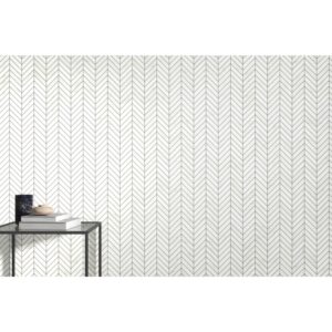 WINTER FROST 0.98X4.09:12X12 PL CHEVRON MOSAIC Roomscene03