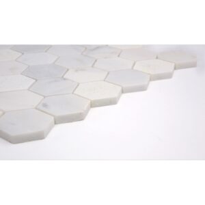 WINTER FROST 1.9X1.9:12X12 HEX MIX FINISH MOSAIC Angle01