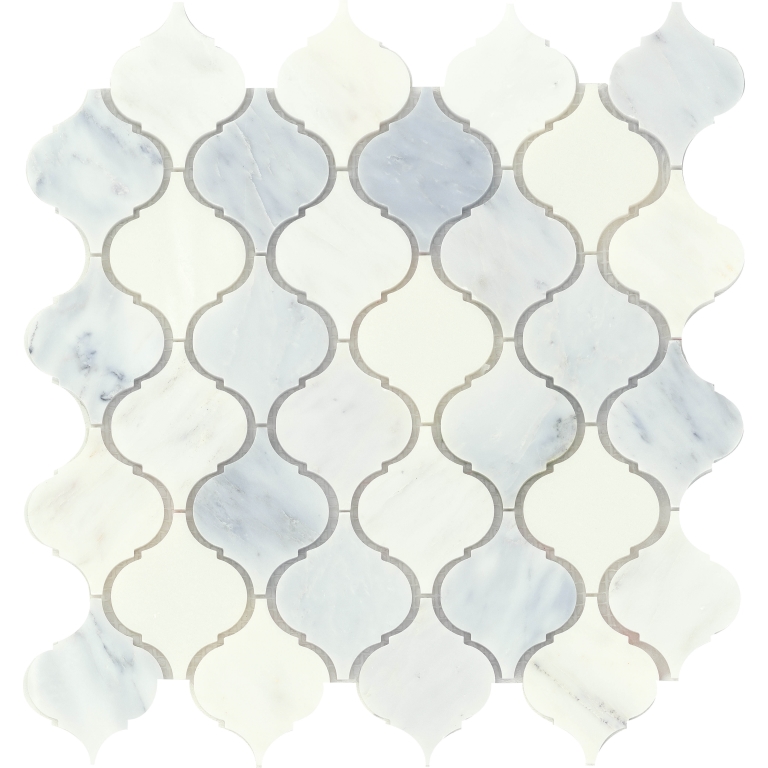 MARBLE Winter Frost Lantern Mosaic