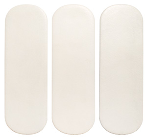 Calema Oval 2” x 6.3” White Matte