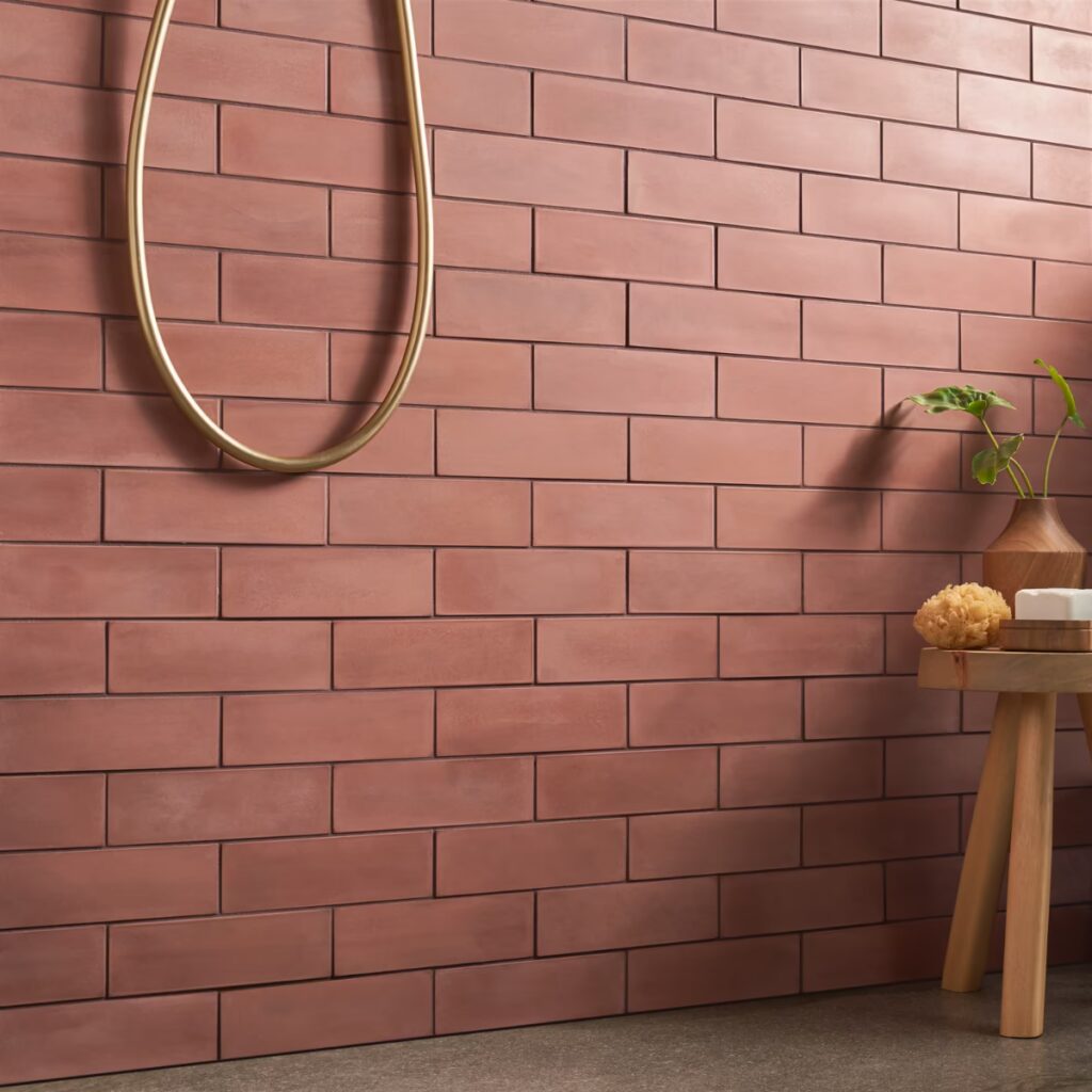 Color One Cotto Red 2X8 Matte Roomscene02
