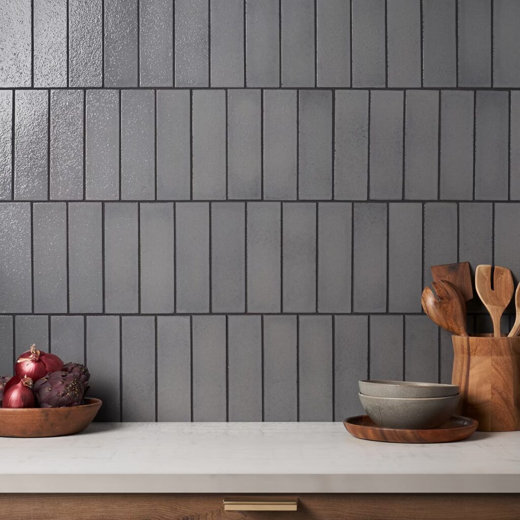 Color One Fossil Gray 2X8 Glossy Roomscene02