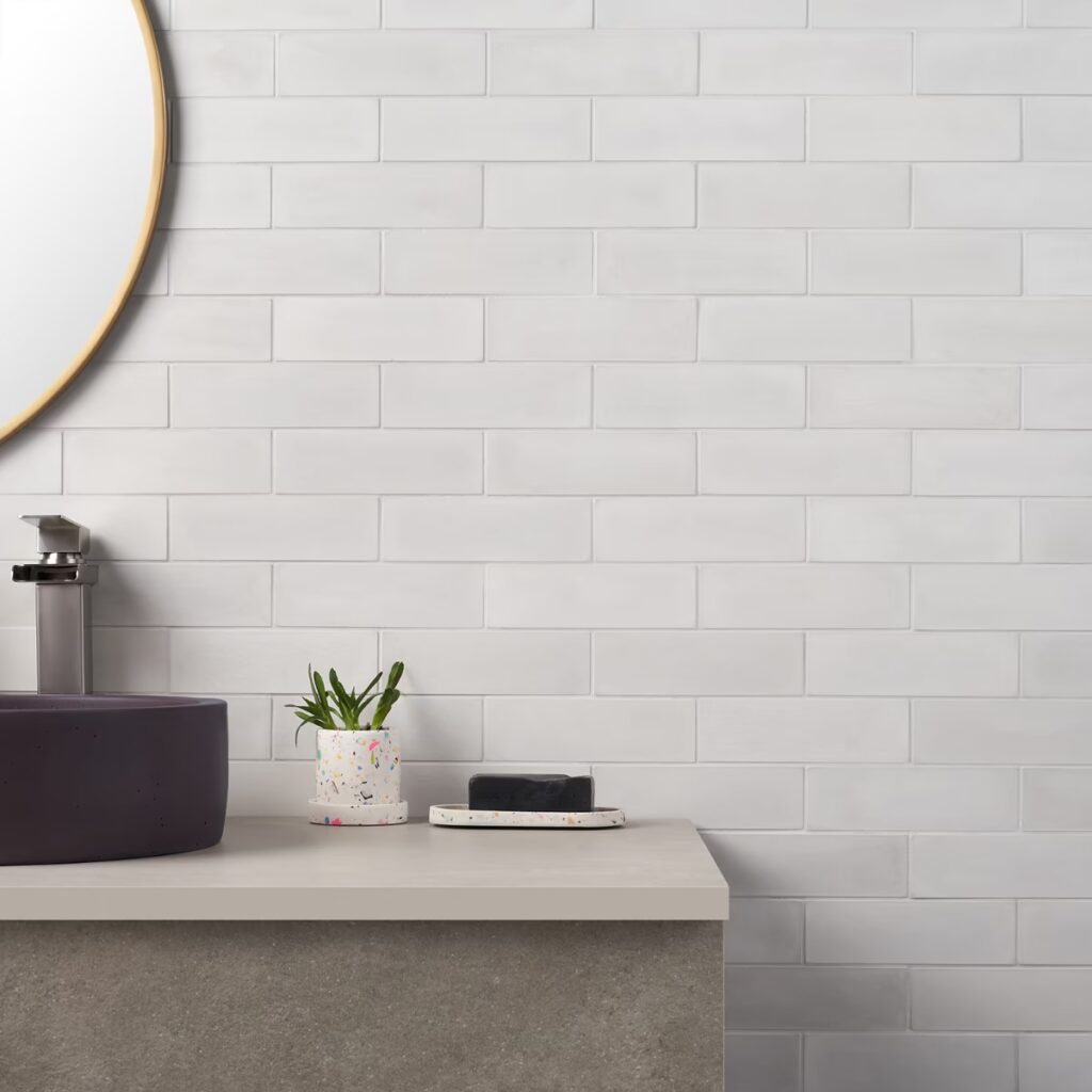 Color One Mist Gray 2X8 Matte Roomscene01