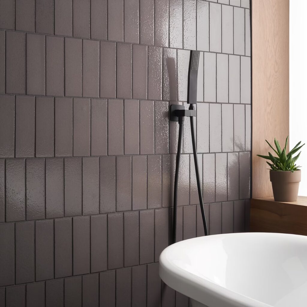 Color One Pebble Gray 2X8 Glossy Roomscene01