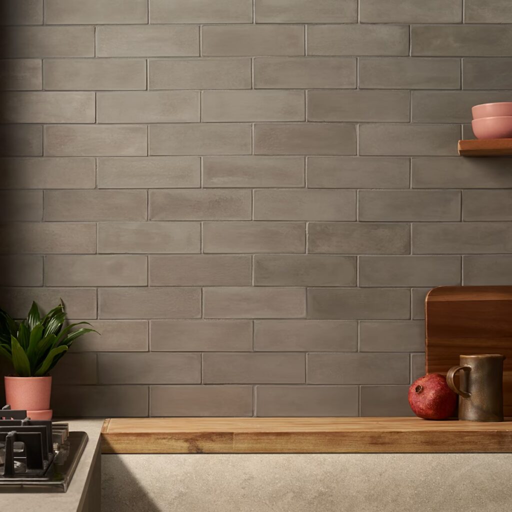 Color One Shadow Gray 2X8 Matte Roomscene02