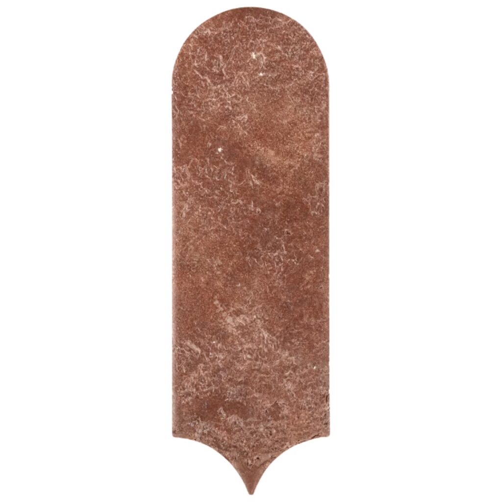 Corali Canyon Terracotta 3x9 Textured Fish Scale Matte Ceramic Tile