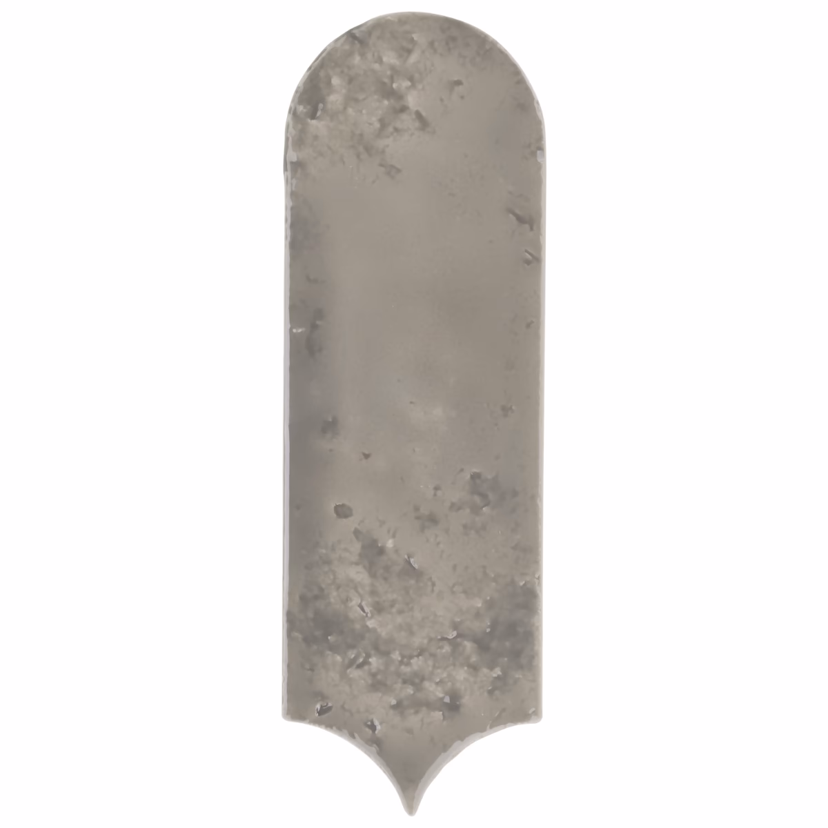 Corali Dove Gray 3x9 Textured Fish Scale Glossy Ceramic Tile