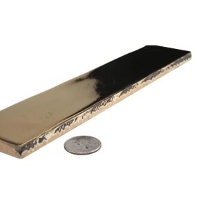 ELECTRUM - 2X10, GOLD, GLOSSY side view 3