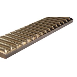 ELECTRUM - 2X8 JET, GOLD, GLOSSY side view 2