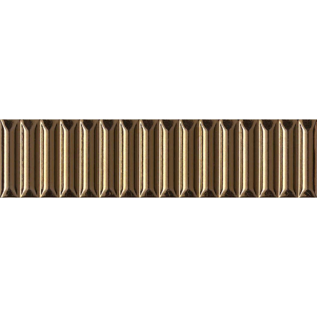 ELECTRUM 2″ x 8″ JET GOLD GLOSSY