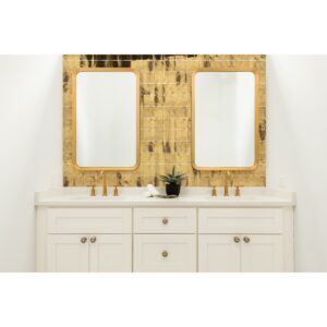 ELECTRUM - 5X5, GOLD, GLOSSY bathroom wall sample