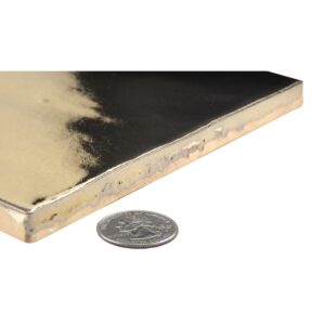 ELECTRUM - 5X5, GOLD, GLOSSY edge detail 3