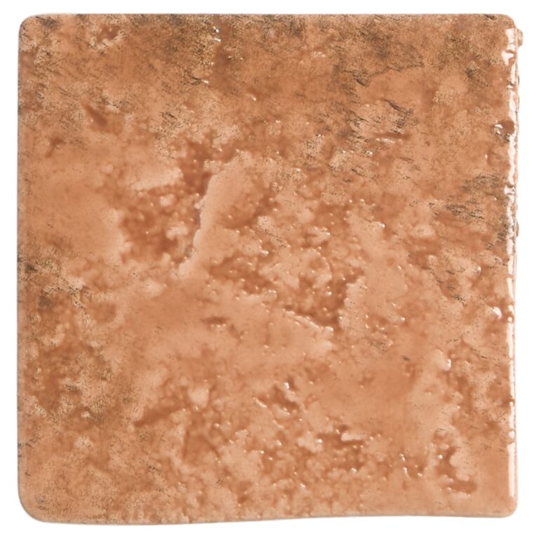 Greta Sunset Terracotta 5x5 Glossy Textured Porcelain Tile