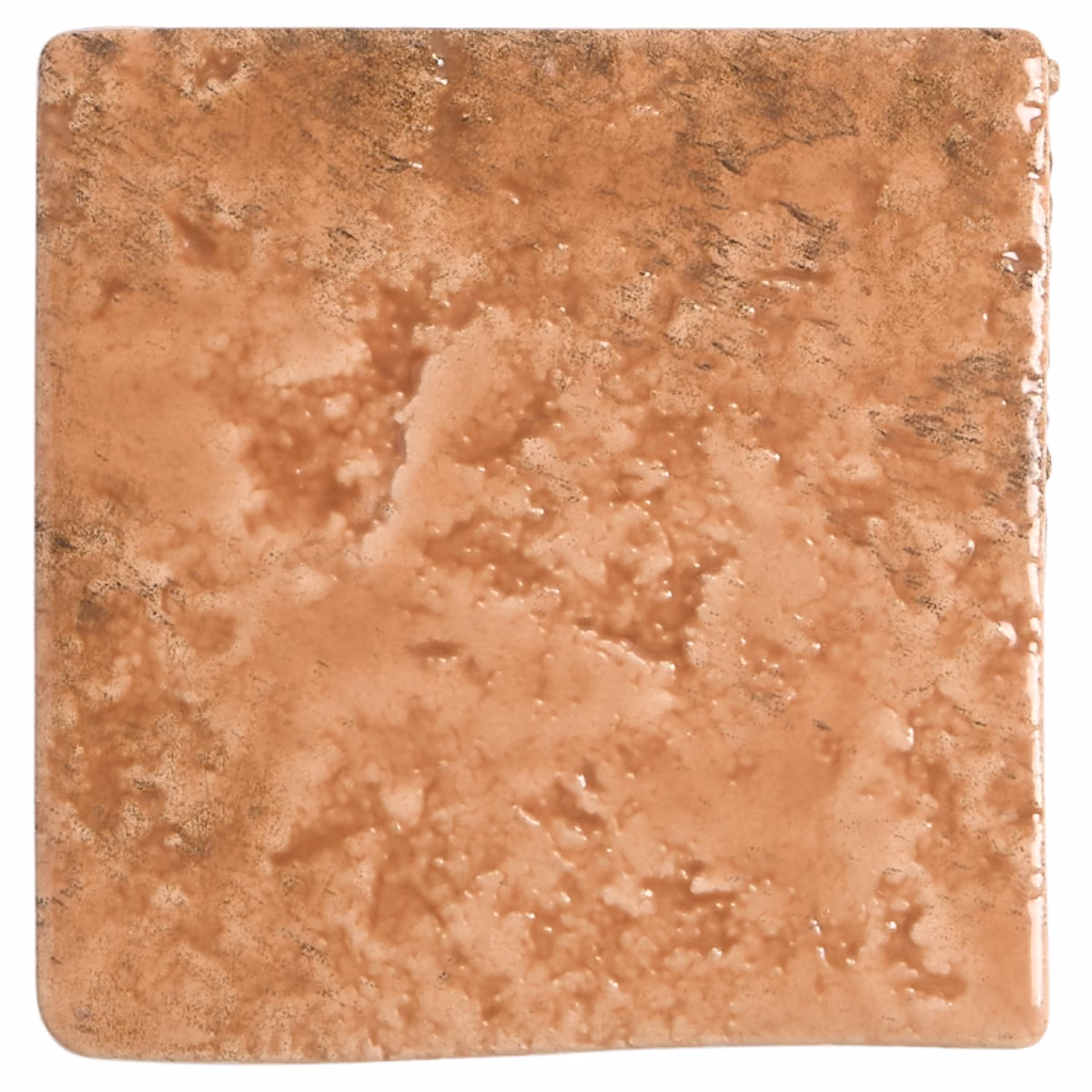 Greta Sunset Terracotta 5x5 Glossy Textured Porcelain Tile