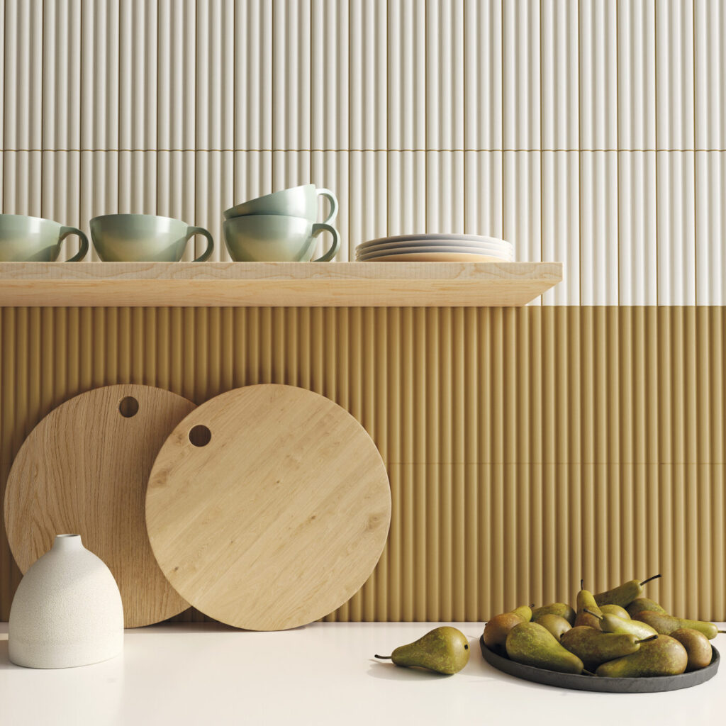 Match 2.5 x 10 Matte curved chalk wall sample