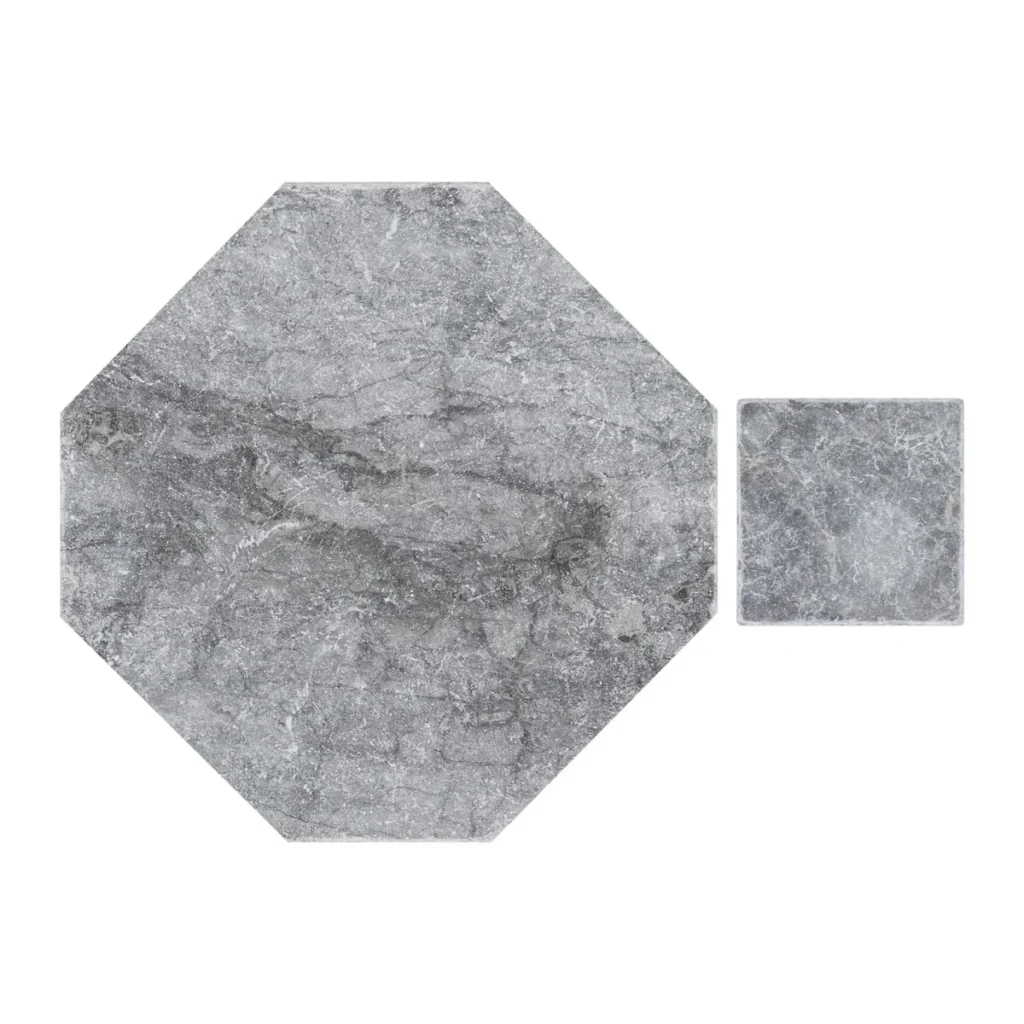 Alaris Lovina Gray 8 Octagon Lovina Gray Dot