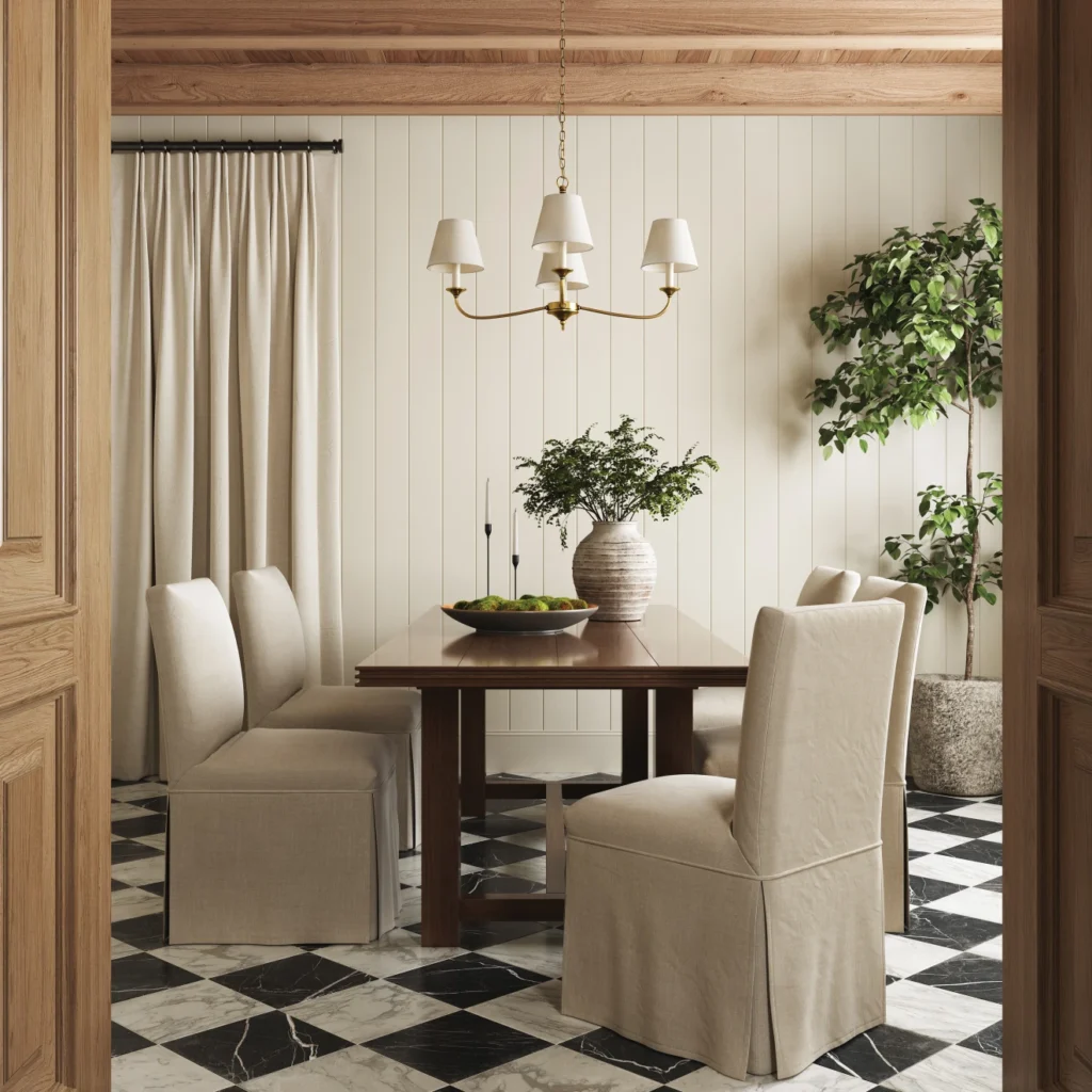Antica Roma 12 x 12 Matte Porcelain Tile in Nero floor sample