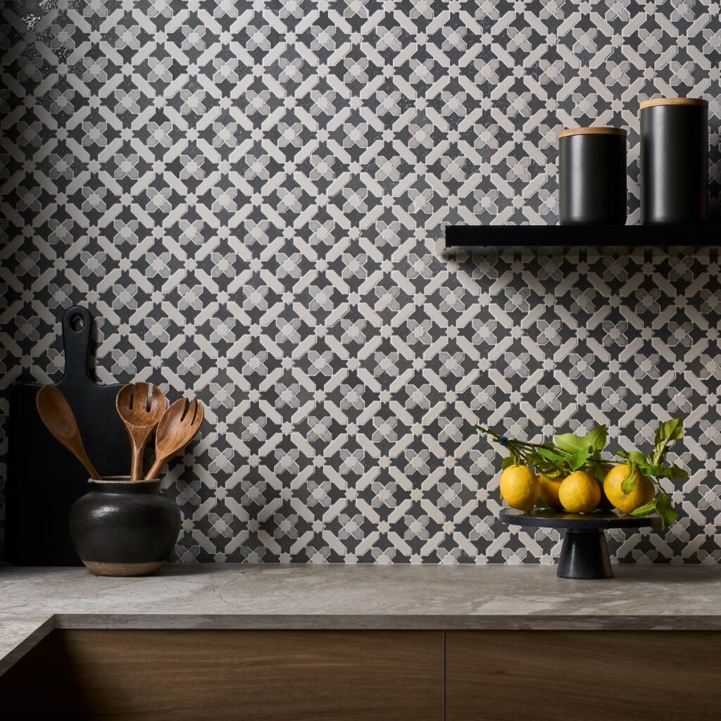Cantico Safi Cloud Gray Mixed Finish Roomscene01