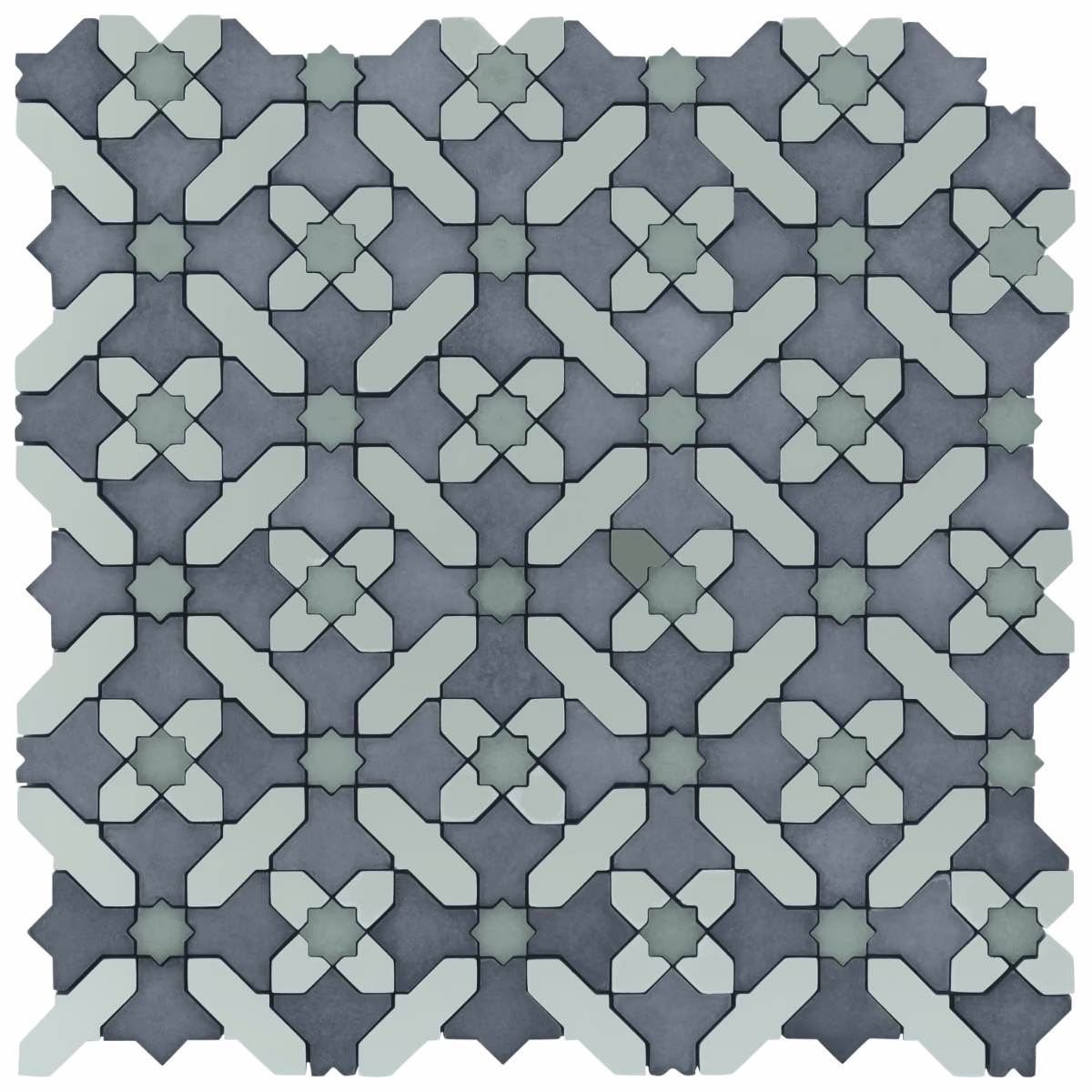 Cantico Safi Mixed Finish Mosaic Tile