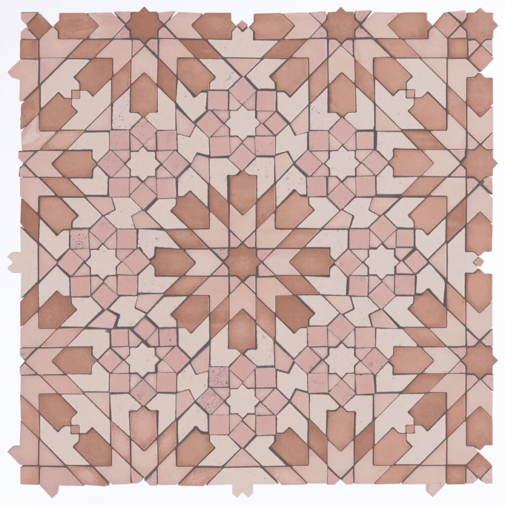 Cantico Taza Terracotta Rosa Mixed Finish 