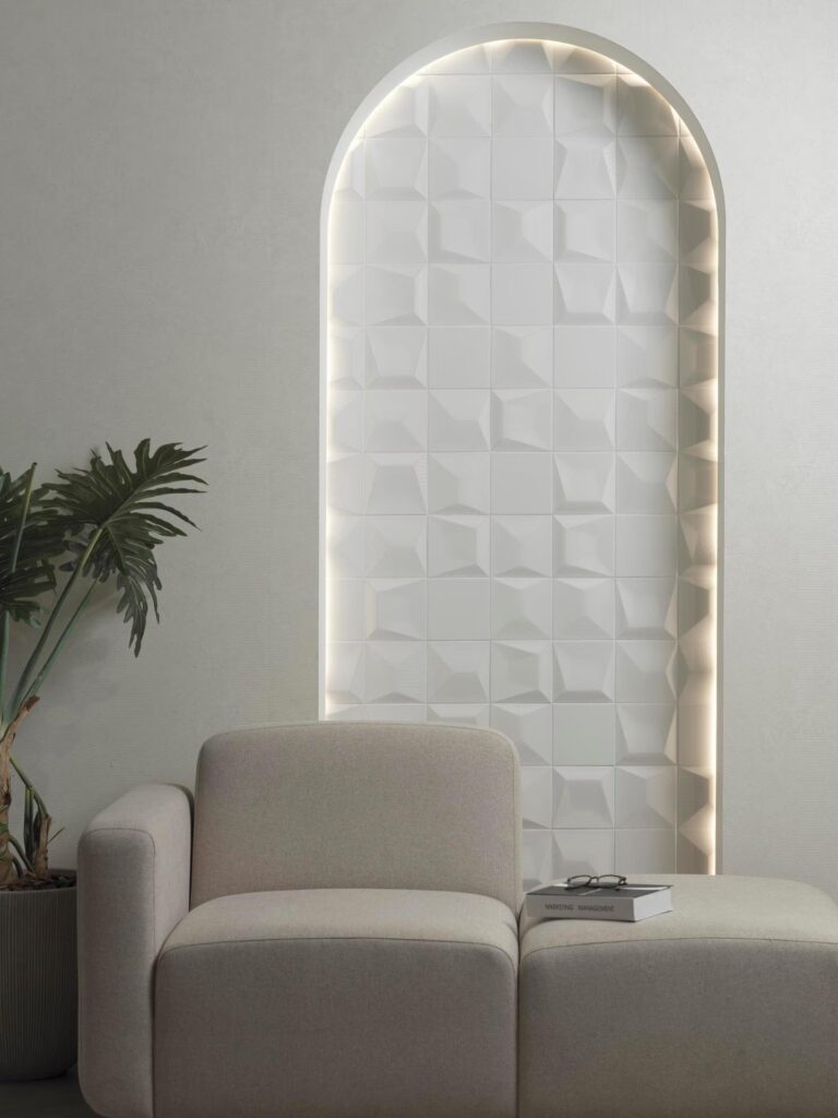 Cosmos S4 6 x 6 wall sample white