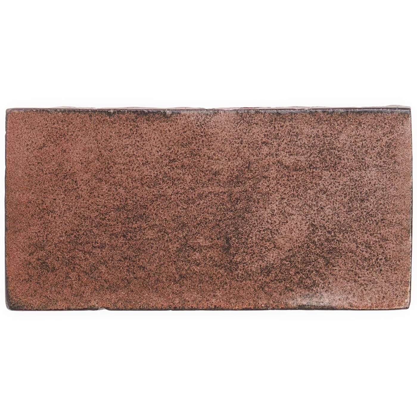 Emery 4” x 8” Metallic Handmade Crackled Terracotta Subway Tile