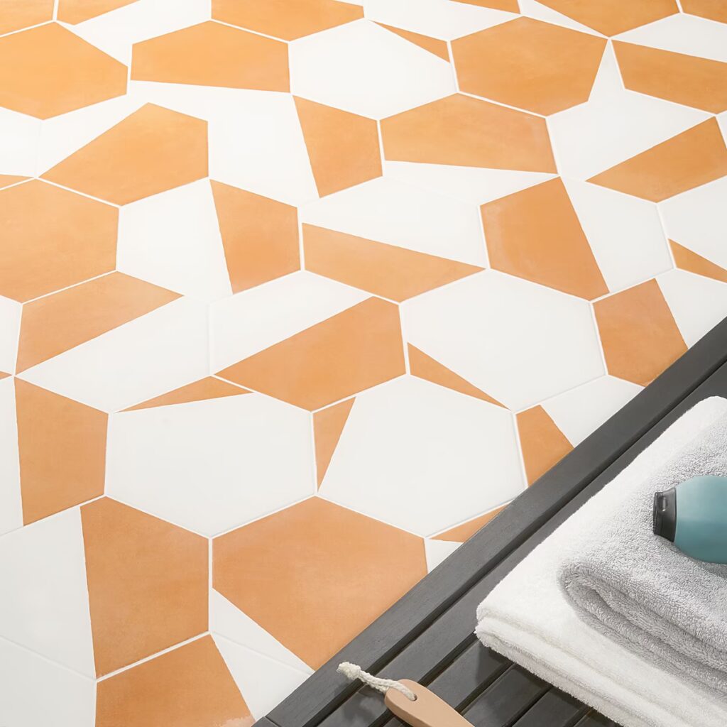 HexArt Pop Orange 8 Roomscene03