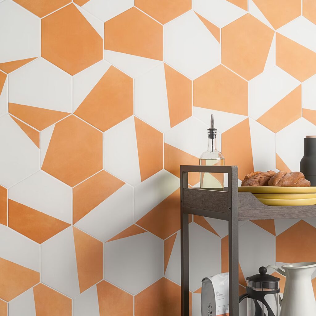HexArt Pop Orange 8 Roomscene04